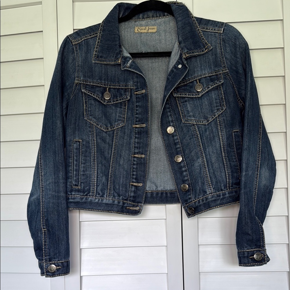 Croft & Barrow Blue Jean Jacket Classic Style